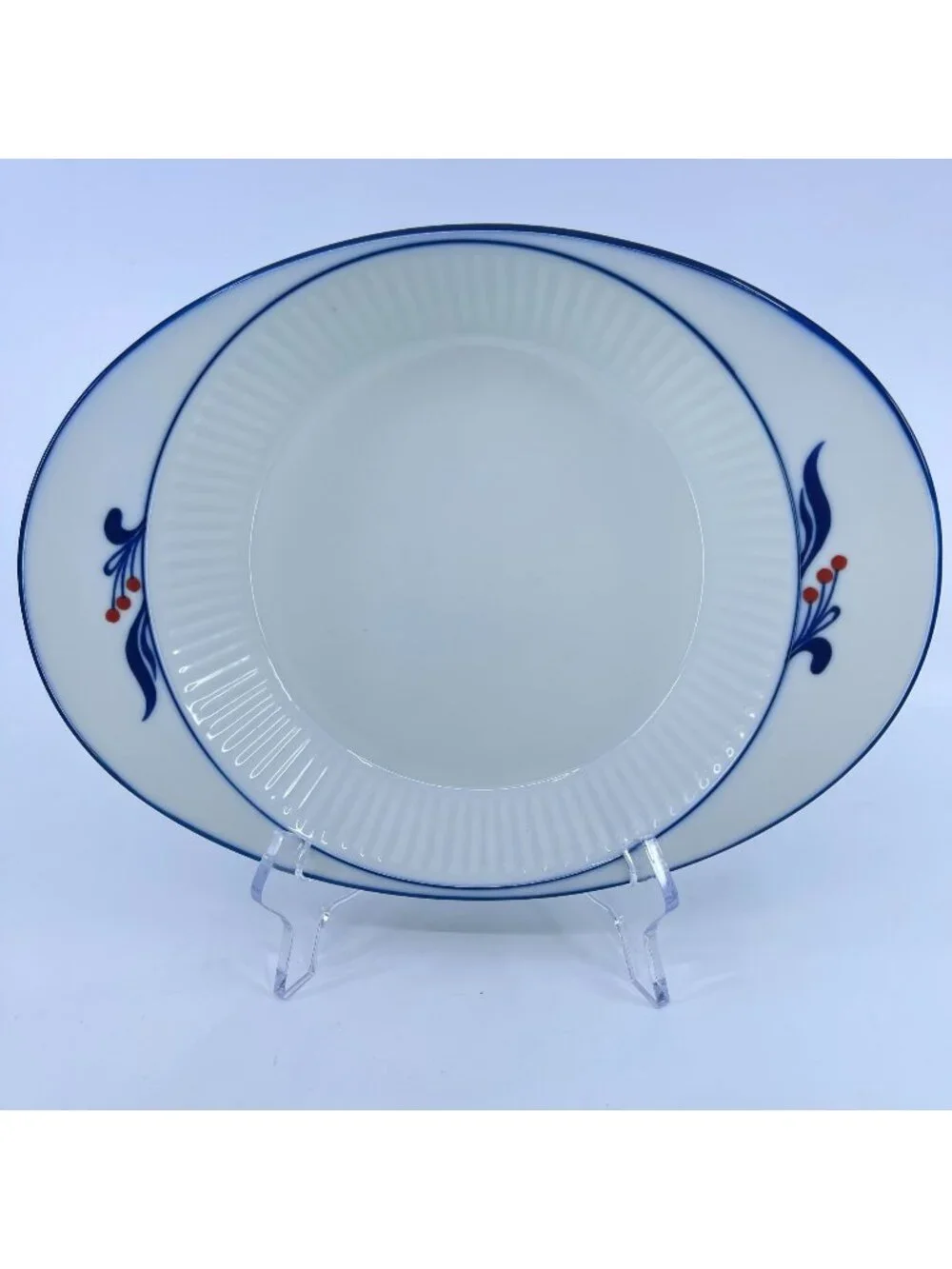vintage dansk bistro maribo porcelain au gratin oval plate made in japan